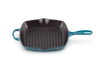 Le Creuset - patelnia żeliwna grillowa z dwoma uchwytami 26 cm  Deep Teal