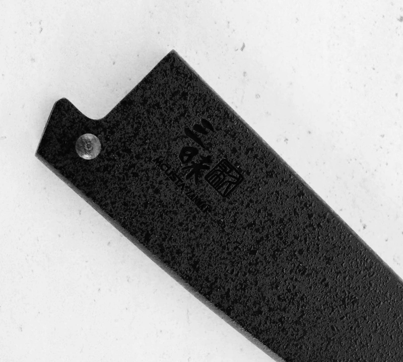 Mcusta - Drewniana Saya Black ochraniacz na nóż uniwersalny 11 cm