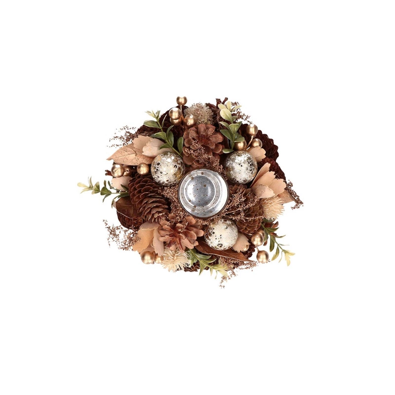 RITUALI DOMESTICI - NELBOSCODORATO Zestaw 4 świeczników świątecznych S