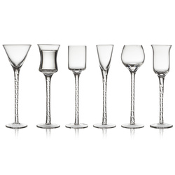 Lyngby Glas - Kieliszki do wódki Aquavit Rom transparentne