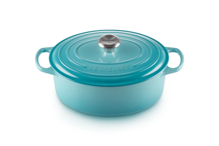 Le Creuset - brytfanna żeliwna Signature 29 cm 4,7 l karaibski