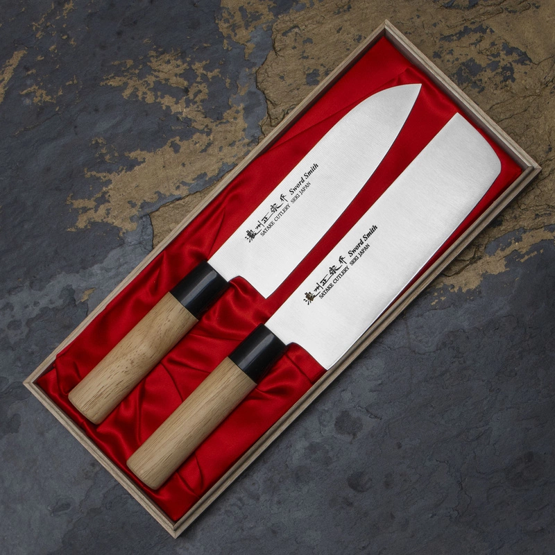 Satake - Misaki Zestaw 2 noży w drewnianym pudełku