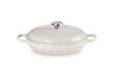 Le Creuset - garnek Gourmet Profesjonalny żeliwny 30 cm 3,5 l biały