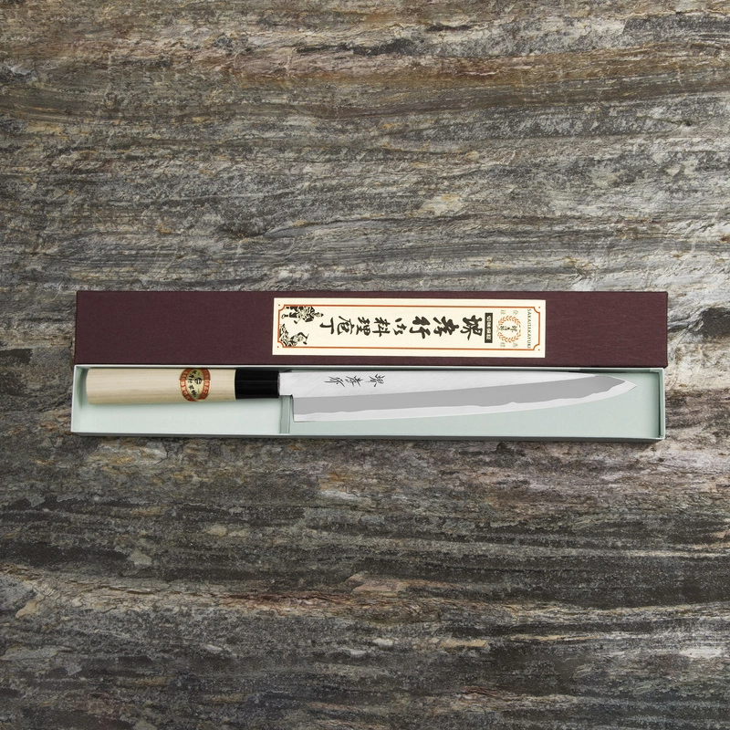 Sakai Takayuki - Kasumi Shirogami#3 Nóż Yanagiba 24 cm