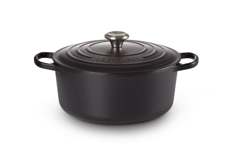 Le Creuset - garnek żeliwny Signature 26 cm 5,3 l czarna