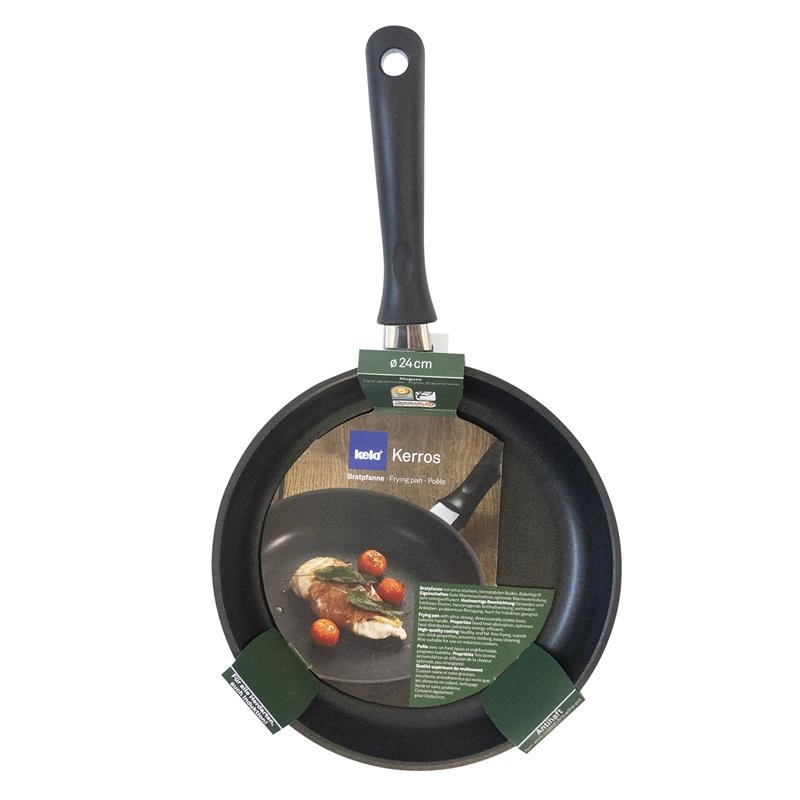 Kela - Patelnia 24cm czarna Kerros