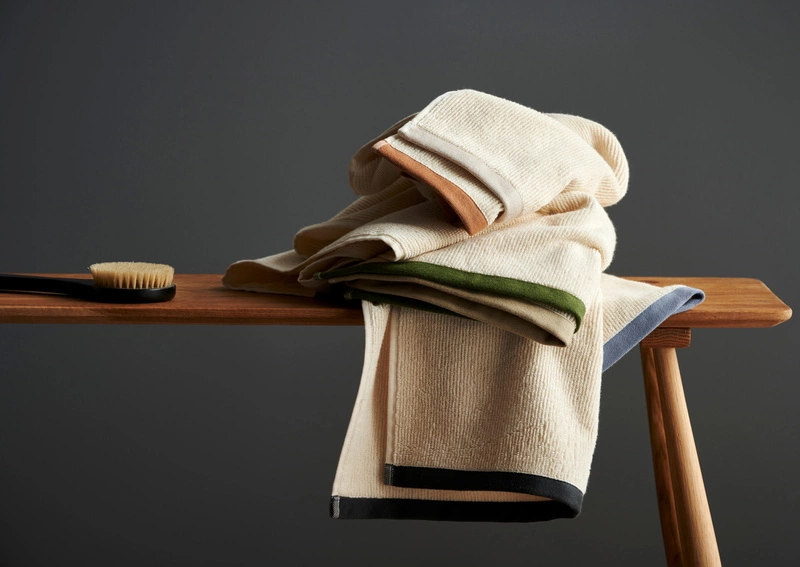 Södahl - Ręcznik 50 x 100 cm Contrast olive