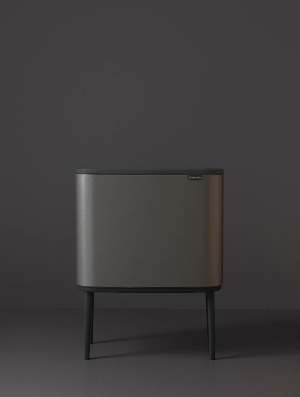 Brabantia - kosz na śmieci Bo Touch Bin 34L (23+11) platynowy