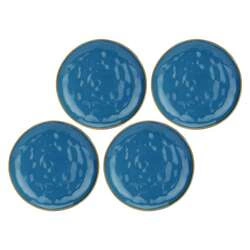 Rose&Tulipani - zestaw 4 talerzy obiadowych 27 cm Concerto Blu Avio