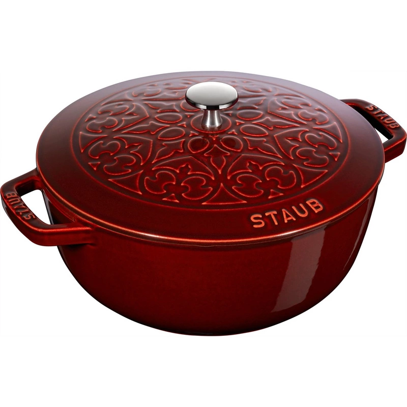 Staub - garnek żeliwny okrągły lilia 3.5 ltr, grenadynowy Special Cocotte