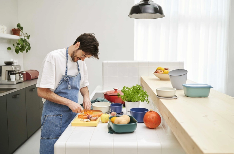 Mepal - Miska Cirqula prostokątna 1000ml Nordic White