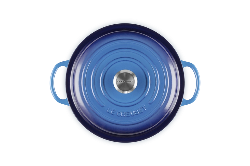 Le Creuset - garnek żeliwny do gulaszu 2,2 l 22 cm azure