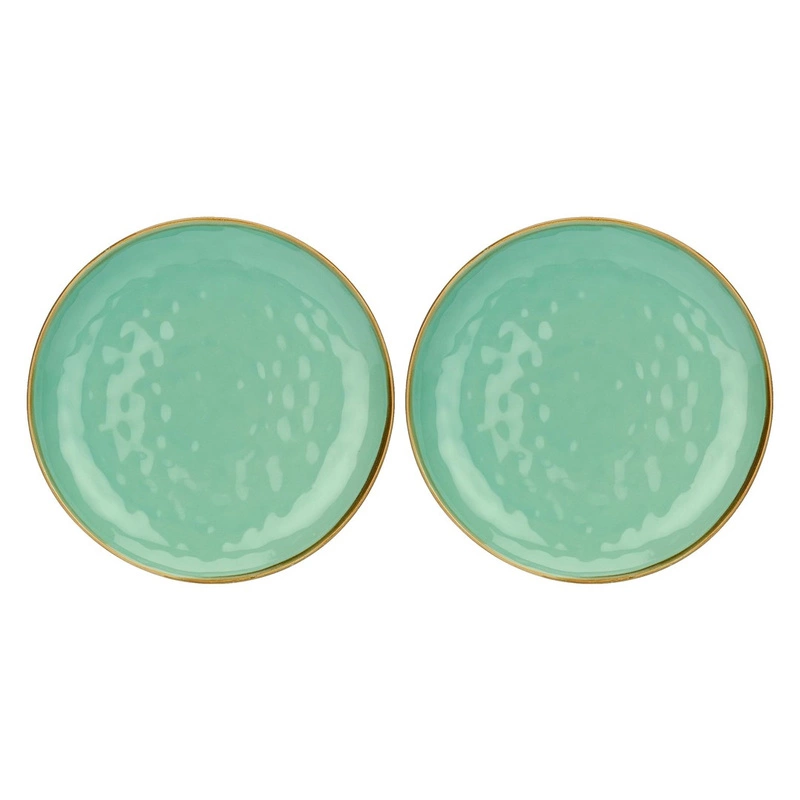 Rose&Tulipani - zestaw 2 półmisków okrągłych 32 cm Concerto Verde Acqua