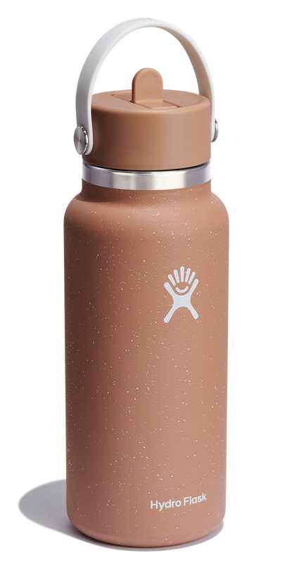 Hydro Flask - Butelka 32oz Wide Mouth Flex Straw SpeckleSandy
