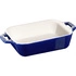 Staub - prostokątny półmisek ceramiczny 400 ml, niebieski