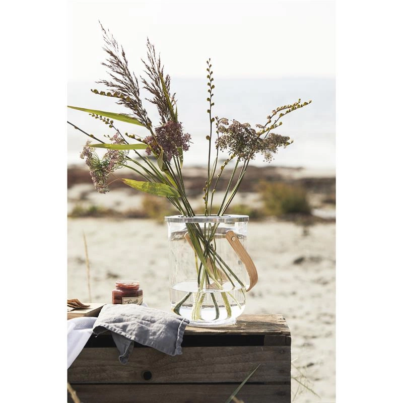 Sagaform - szklane wiaderko do szampana, wazon lub lampion, śred. 18,5 x 23 cm Nature