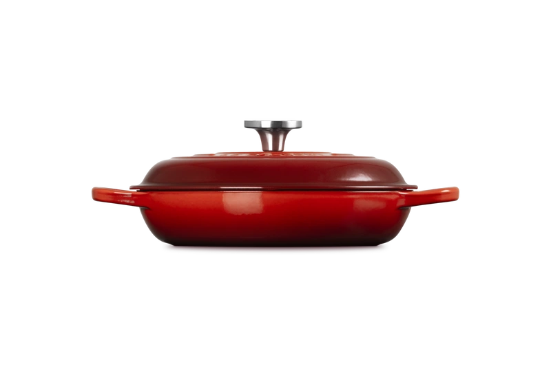 Le Creuset - garnek Gourmet Profesjonalny żeliwny 26 cm 2,2 l wiśniowy