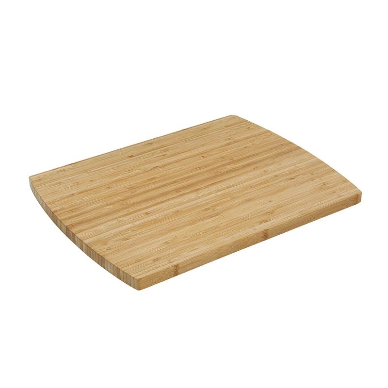 Zassenhaus - deska do krojenia z 2 tackami, bambus/stal nierdzewna, 46 x 35 x 8 cm Two