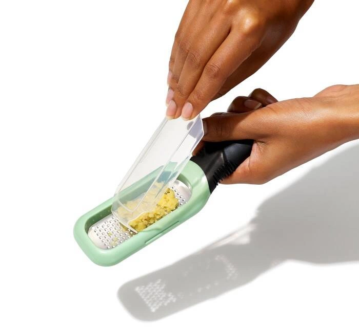 OXO - Tarka do imbiru i czosnku zielona Good Grips
