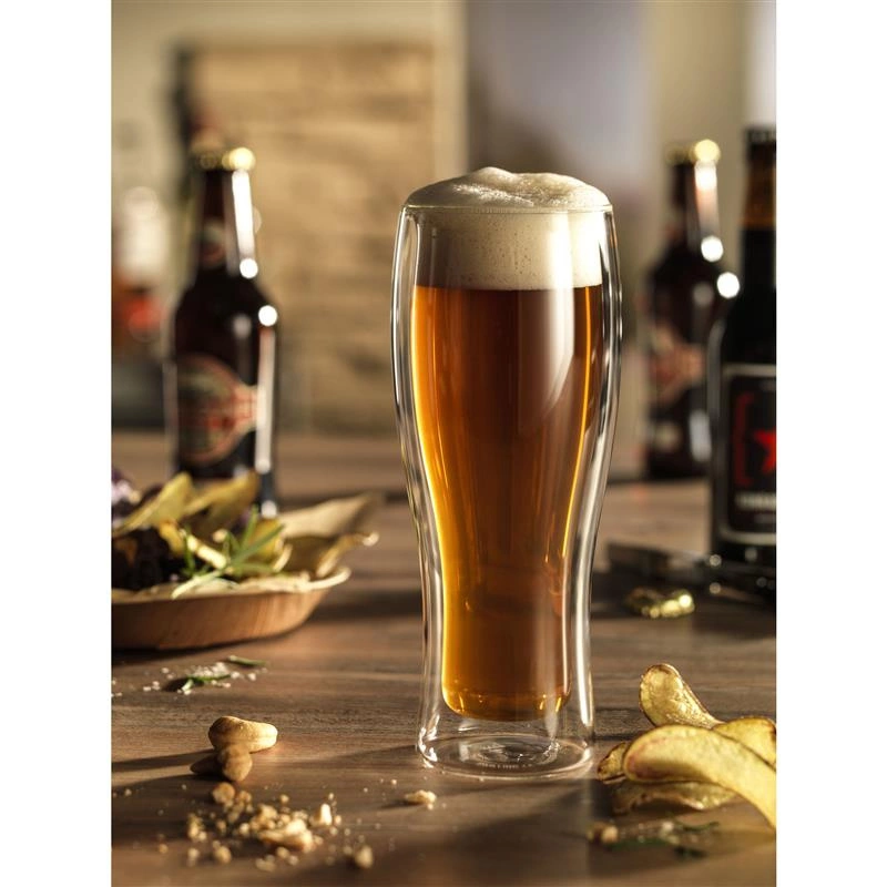 Zwilling - dwie szklanki z podwójnymi ściankami do piwa Sorrento 414 ml