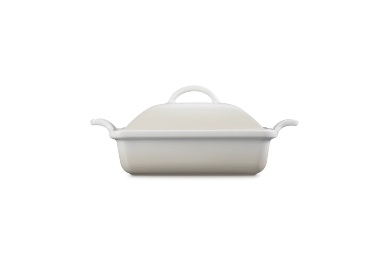 Le Creuset - Kwadratowa Forma z Pokrywką 23 cm Meringue