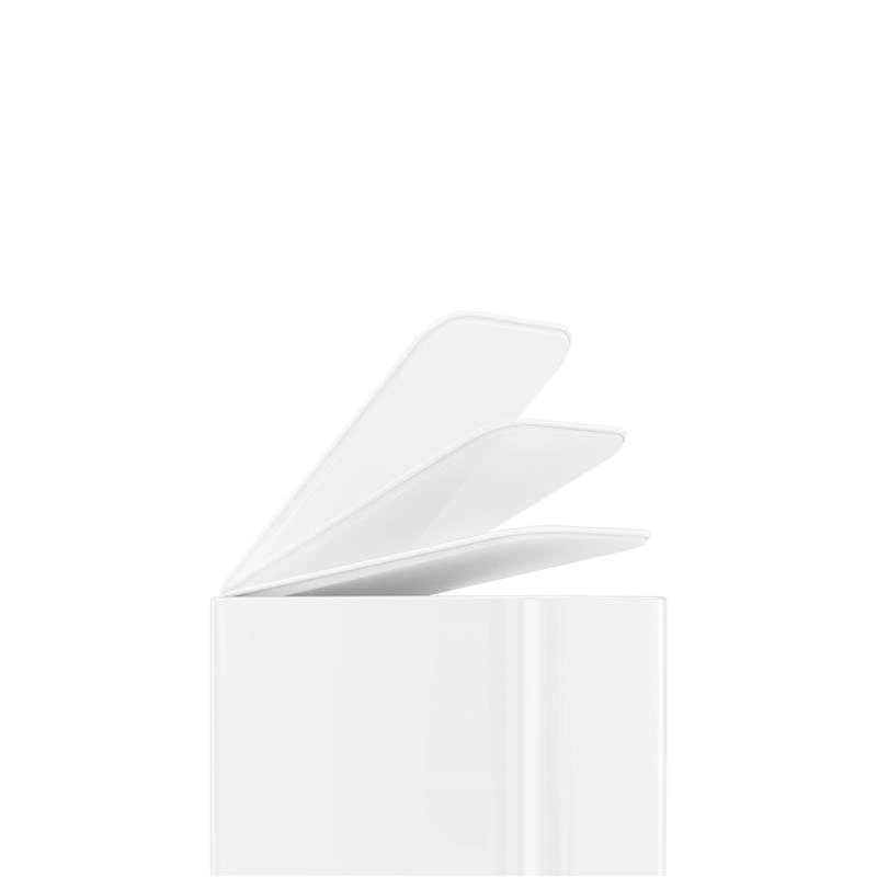 simplehuman - Kosz na śmieci pedałowy SLIM, 5 l; biały
