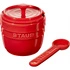 Staub - pojemnik na sól cukier z łyżeczką 9 cm czerwony
