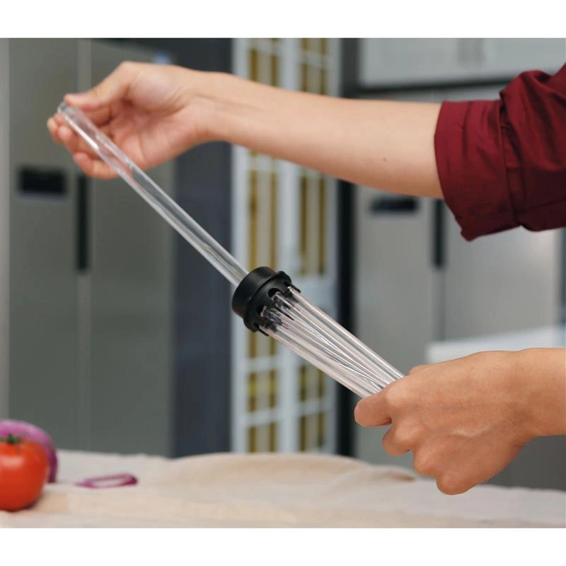 Kuchenprofi - stojak do suszenia makaronu, śred. 4,5 x 40 cm, stal nierdzewna/akryl PASTACASA Plus