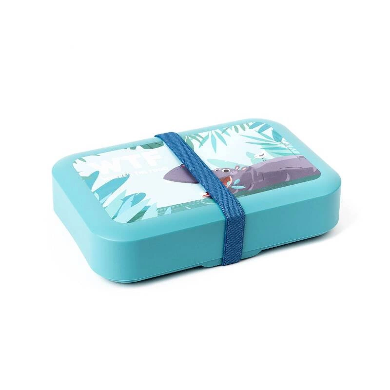 Amuse - lunchbox z gumką Hippo
