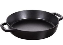 Staub - patelnia żeliwna z dwoma uchwytami 26 cm czarna