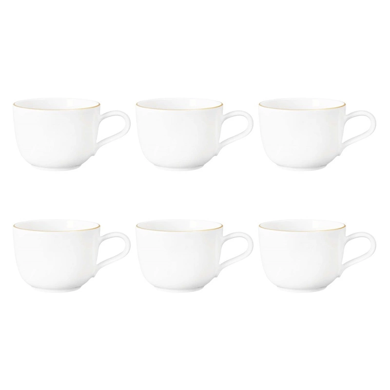 Seltmann - LIBERTY GOLDLINE Zestaw 6 filiżanek do kawy 260 ml