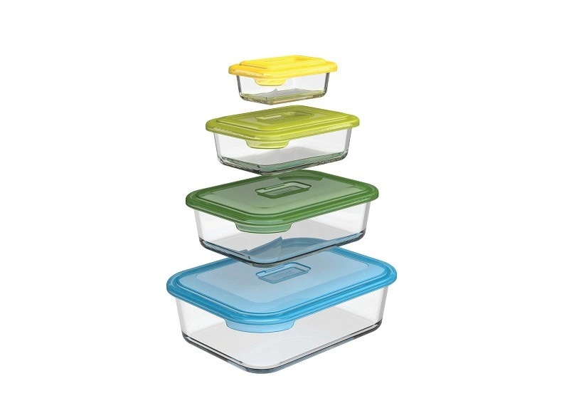 Joseph Joseph- Zest. 4szklanych pojemników Nest Glass Storage