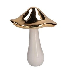 RITUALI DOMESTICI - SIAMSPUNTATI Zestaw 2 figurek dekoracyjnych grzybek L