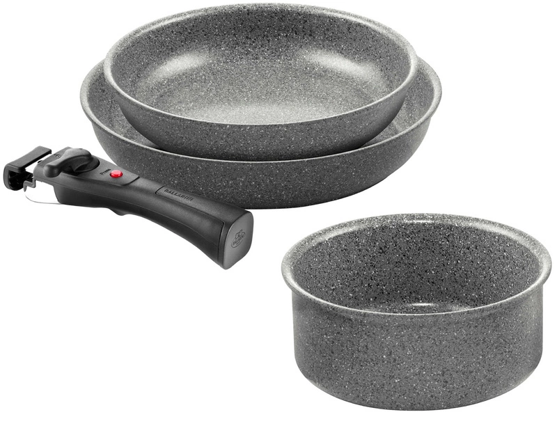 Ballarini - TORRE Zestaw 2 patelni (24 + 28 cm) + rondel 16 cm 1H