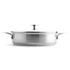KitchenAid - Patelnia stalowa z powłoką, głęboka z pokrywką 28 cm
