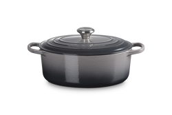 Le Creuset - brytfanna żeliwna emaliowana Signature 33 cm 7,5 l flint