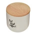 Cilio - pojemnik kuchenny, ceramika/drewno dębowe, 0,6 l, kremowy Coffee Culture