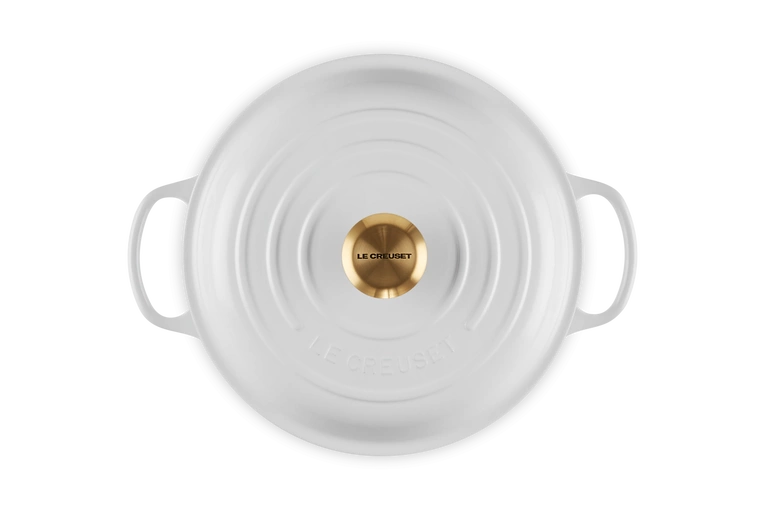 Le Creuset - garnek patelnia Gourmet Signature 26 cm 2,2 l biały