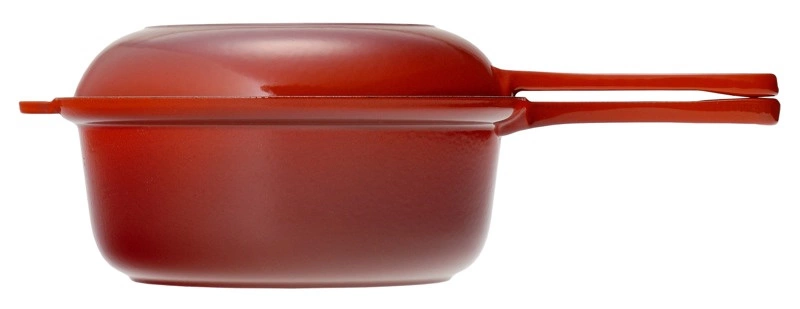 Le Creuset - Garnek Marmitout 2w1 22 cm 2,3 l wiśniowy