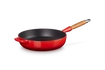 Le Creuset - głęboka patelnia żeliwna wiśniowa Sauté 28 cm