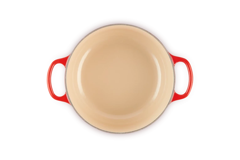 Le Creuset - brytfanna żeliwna emaliowana Signature okrągła 22 cm 3,3 l wiśniowa