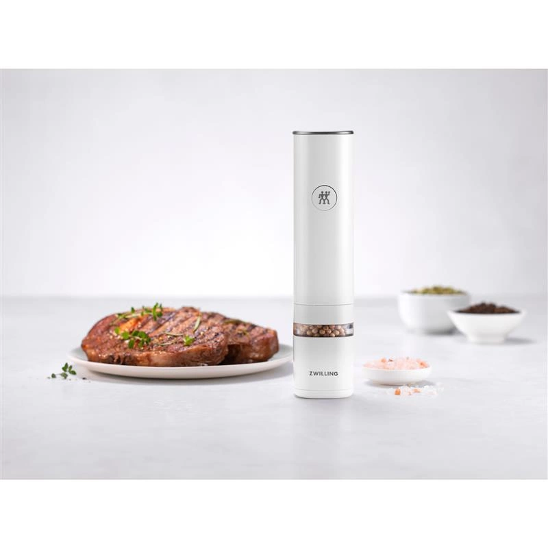 Zwilling - młynek elektryczny do przypraw biały Enfinigy