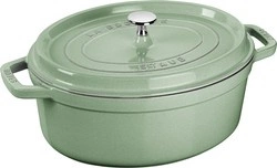 Staub - garnek żeliwny okrągły 29 cm 4.2 l miętowy La Cocotte