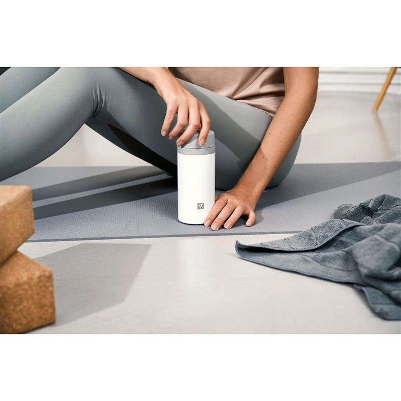 Zwilling - pojemnik termiczny z zaparzaczem do herbaty 420 ml biały Thermo