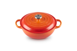 Le Creuset - garnek żeliwny La Marmite płomienny 2,2 l 22 cm