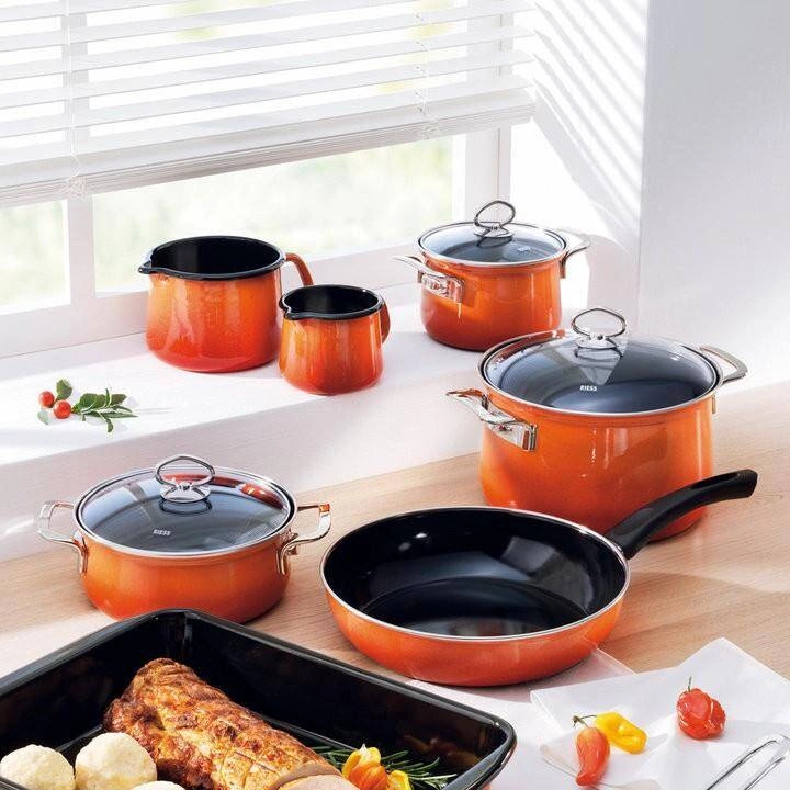 Riess - Garnek Riess niski 1,0l 16cm Corall