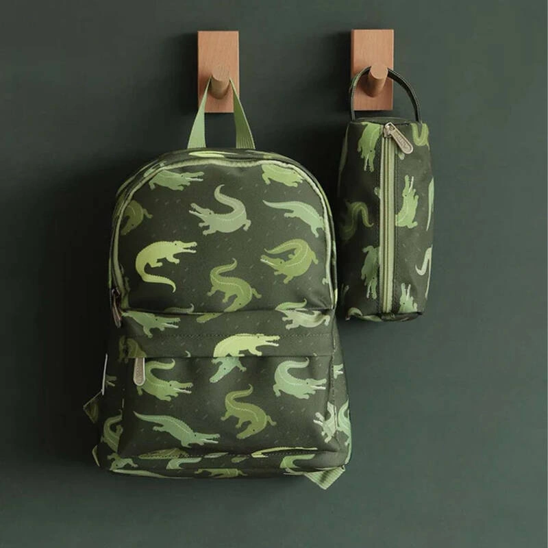 A Little Lovely Company - Plecak dla dzieci CROCODILES