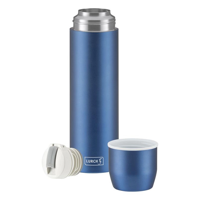 Lurch - termos stalowy, 0,45 l, niebieski