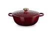 Le Creuset - La Marmite garnek żeliwny rodzinny garnet bordowy 26 cm