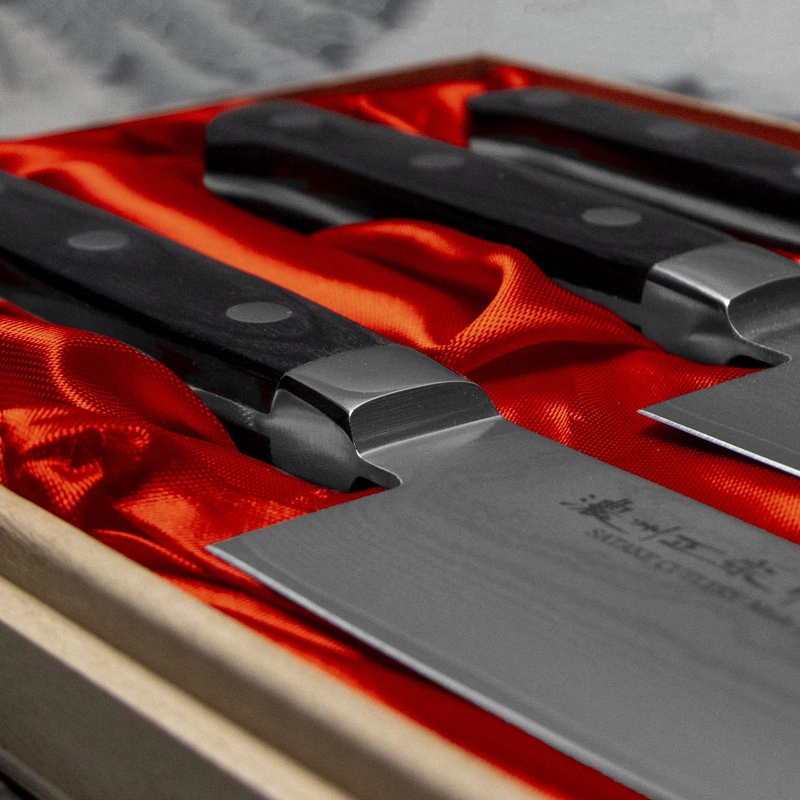 Satake - Daichi Zestaw 3 noży w drewnianym pudełku